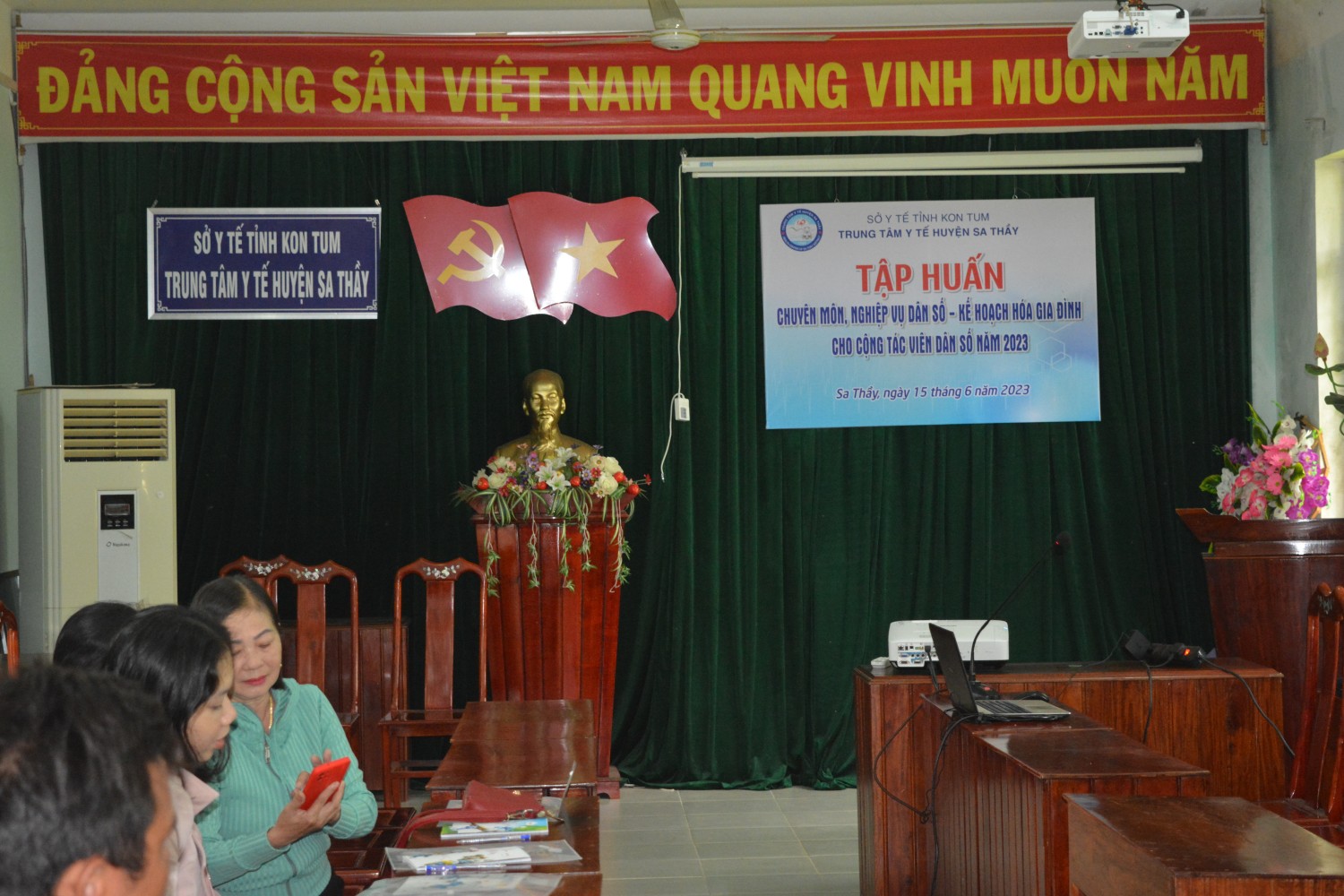 Tập huấn Dân số – KHHGĐ cho CTV Dân số năm 2023.